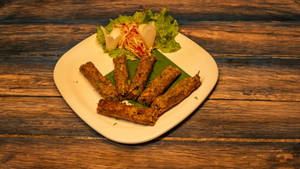 Subz Seekh kabab