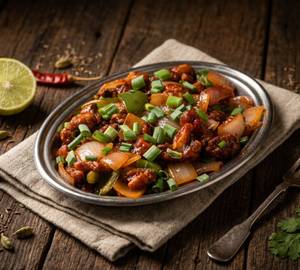 Chilly Mushroom Dry