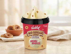 Shahi Anjeer No Sugar Ice Cream Cup - (110 Ml)