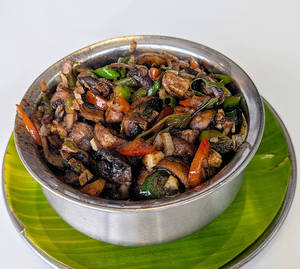 Garlic Pepper Mushroom Stir Dry