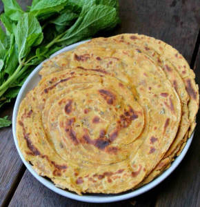 Pudina Paratha