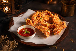 Crispy Threaded Chicken