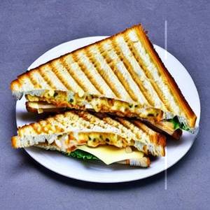 Cheese Bhujiya Sandwich