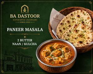 Paneer Masala + Butter Naan/kulcha