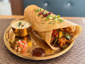 Chilly Paneer Dosa