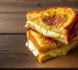 Butter Garlic Cheese Melt Sandwich