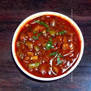 Veg mushroom chilli gravy