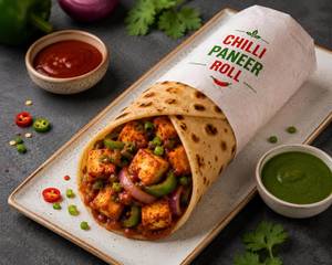 Chilli Paneer Roll