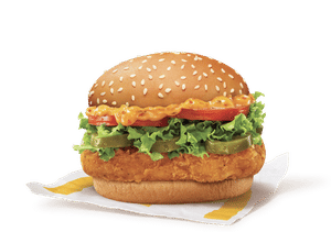 McSpicy Deluxe Chicken Burger