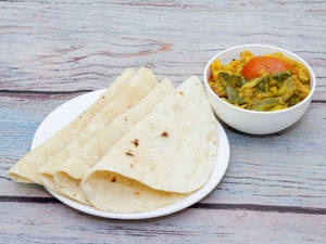 Chapati With Curry [2 Pcs]