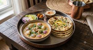 Malai Pyaaz with 4 Tandoori Butter Roti