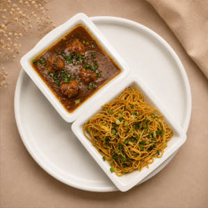 Veg Chowmein & Manchurian Combo