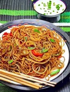 Pan Fried Noodles [Veg]