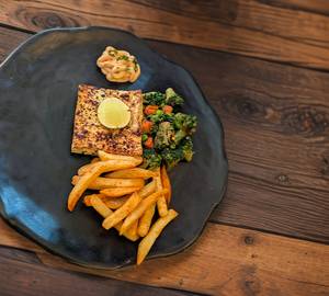 Grilled Paneer Tofu Steak