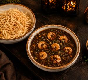 Manchow Soup With Prawns