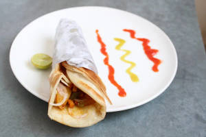 Egg Kathi Cheese Roll