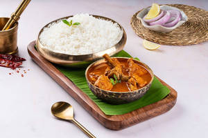 Steam Rice + Chicken Curry