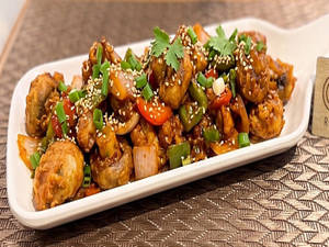 Chilly Mushroom Dry