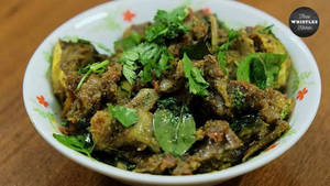 Green Mutton [sukha]