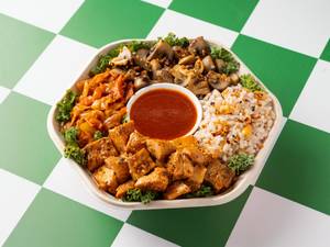 Korean Kimchi Chicken Bowl