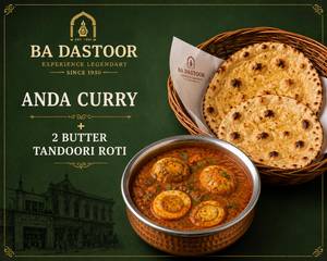 Anda Curry + 2 Butter Tandoori Roti