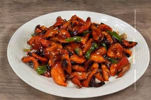 Chilli Mushroom Dry (By Portion)