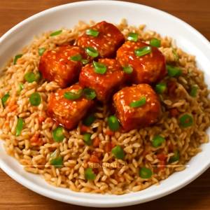 Paneer Manchurian Fried Rice