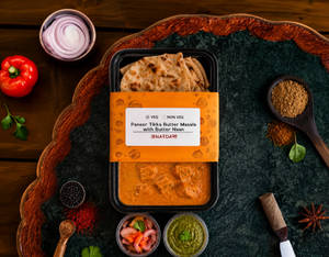 Paneer Tikka Butter Masala with Butter Naan