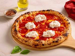Burrata Pepperoni | Creamy Pepperoni Pizza