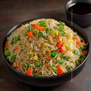 Veg Burnt Garlic Fried Rice