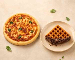 Margherita Pizza - 6 Inch + Dark Chocolate Pocket Waffle