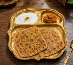 Namak Mirch Masala Plane parantha thali