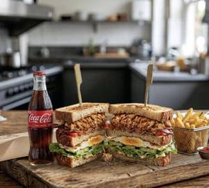 Chicken club sandwich combo