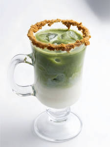 Biscoff Matcha Latte