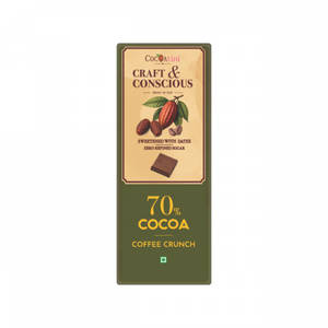 Craft & Conscious 50g (70% Cocoa Chocolate With Coffee Crunch)