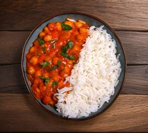 Hot Chhola Chawal Thali