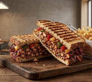 Barbeque chicken sandwich