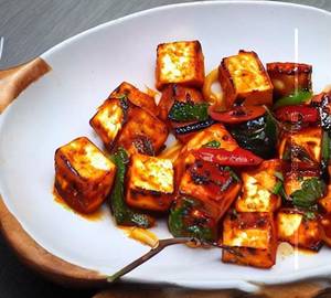 Paneer barbeque sauce