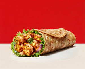 Crispy Paneer Paratha Roll