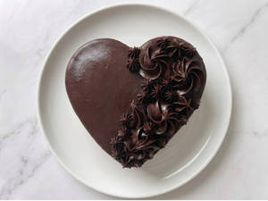 Belgian Truffle Heart Cake [500g]