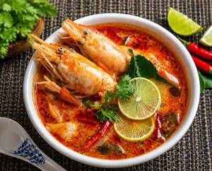 Tom Yam Clear Soup Prawn
