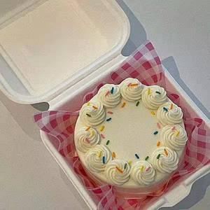 Vanilla Funfetti Cake (bento)