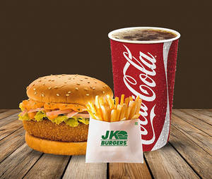 Classic Cheese Burst Burger Meal