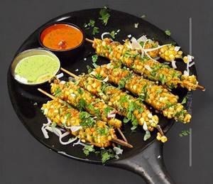 Cheese Corn Seekh Kabab
