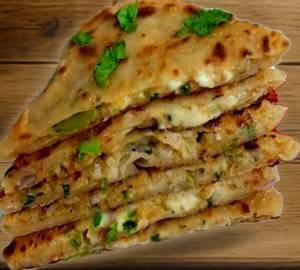 Cheese Aloo Pyaaz Paratha