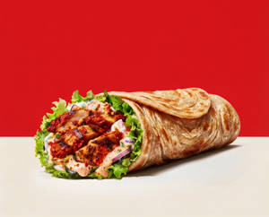 Chicken Tikka Paratha Wrap