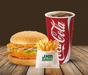 Zesty Paneer Burger Meal