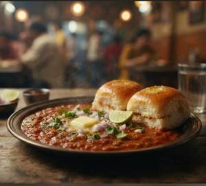 Kolapuri Pav Bhaji With 2 Pav
