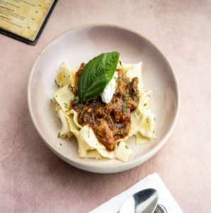 Lamb & Mushroom Pappardelle Pasta