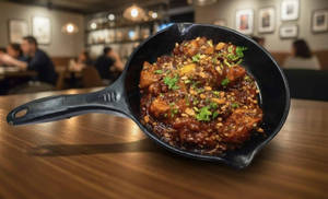 Paneer Burnt Garlic Dry